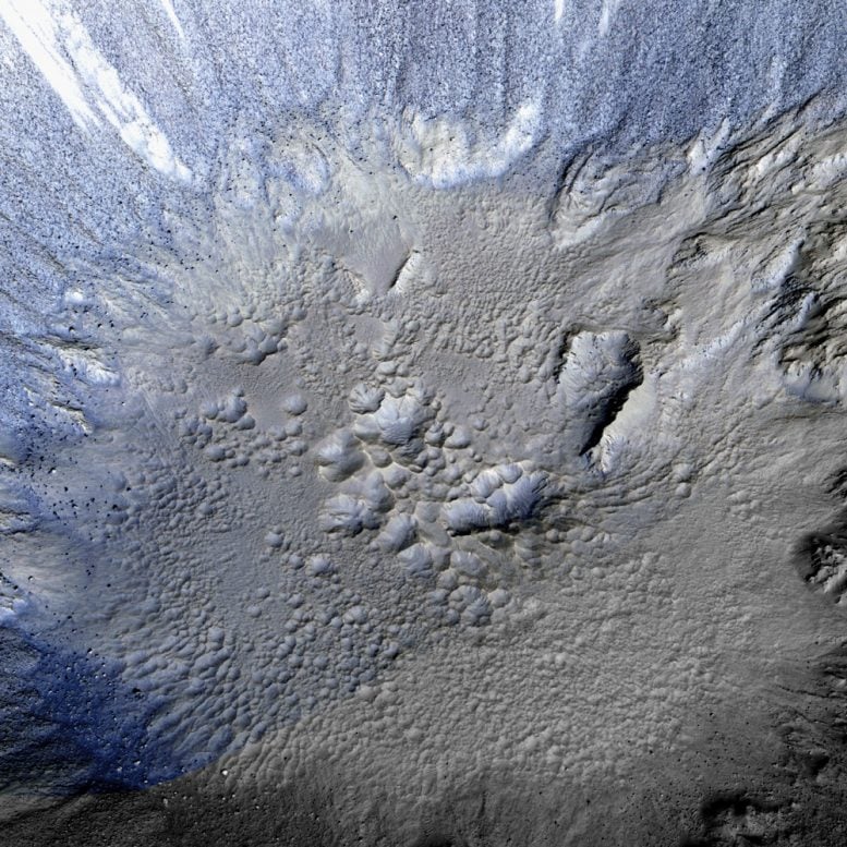 3D Model (Closeup) of Zumba Crater