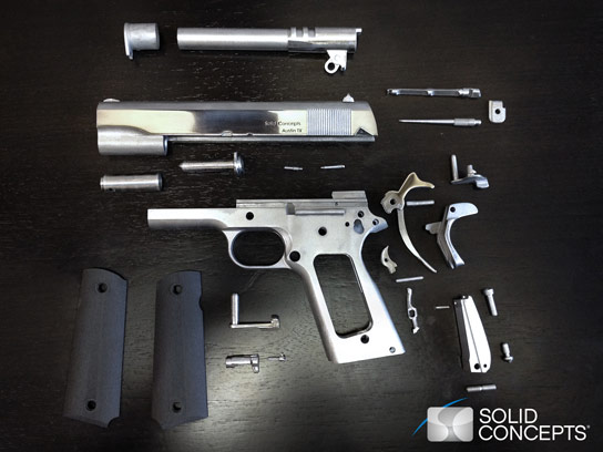 3D Printed Metal Gun