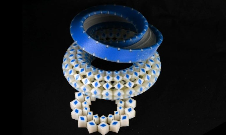 3D-Printed Möbius Strip and Two Odd-Numbered Metarings