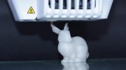 3D Printed Plastic Rabbit