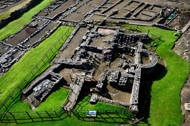 3rd Century Baths and Latrine Block at Vindolanda