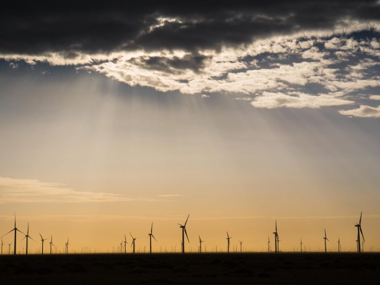 Category Winner: "Wind Farms in China's Gobi Desert" by Kang Xu