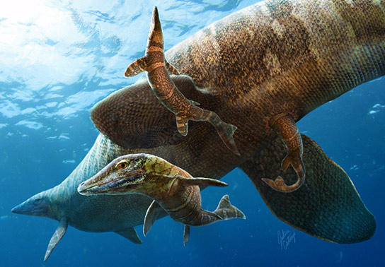 A New Birth Story for a Gigantic Marine Lizard That Once Roamed the Oceans