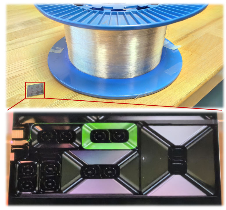 A New Spiral Waveguide Chip