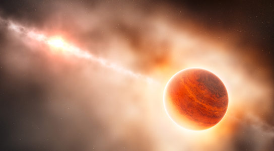 A Planet Forming Around a Young Star