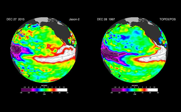 A Still-Growing El Niño Set to Bear Down on USA