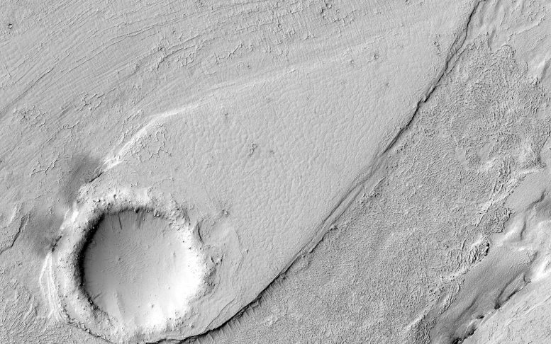 A Streamlined Form in Lethe Vallis, Mars