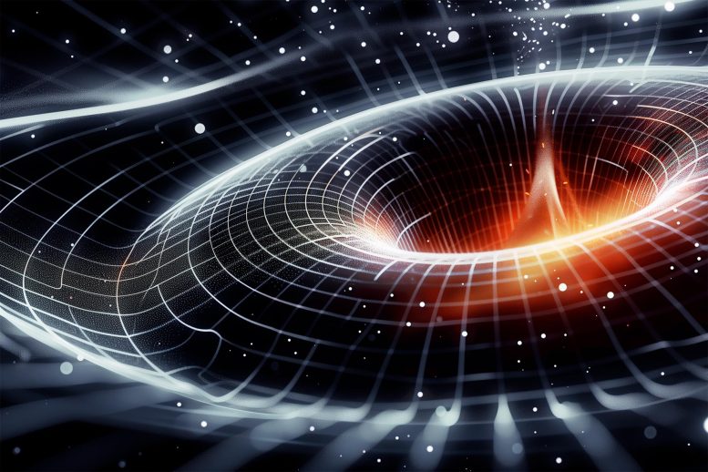 AI Black Hole Physics Art Concept Illustration
