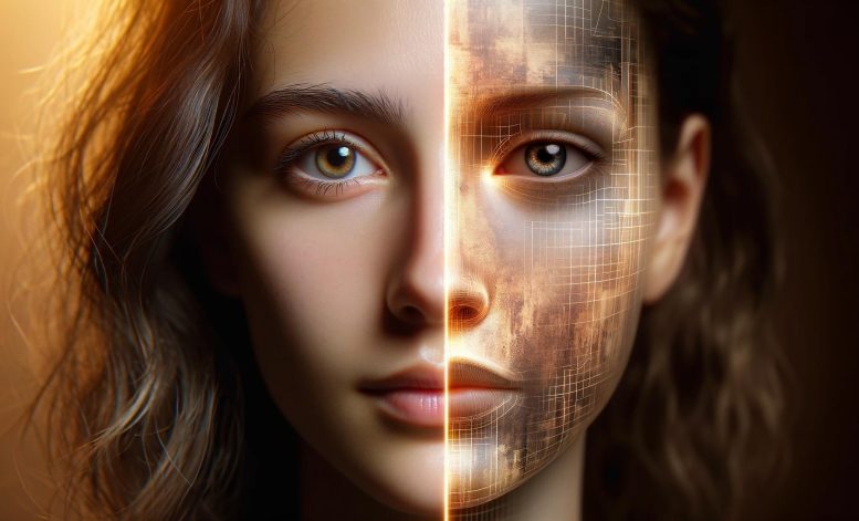 الوجه البشري الناتج عن الذكاء الاصطناعي