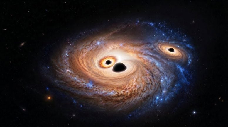 AI Generated Visualization of a Distant Galaxy