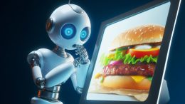 AI Robot Food Burger Concept Art