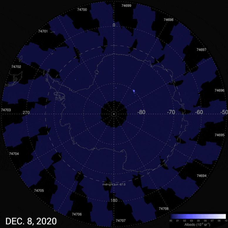 AIM Antarctic Noctilucent Cloud Season 2020