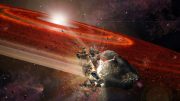 ALMA Detects Pluto-Size Objects swarming Around an Adolescent Sun