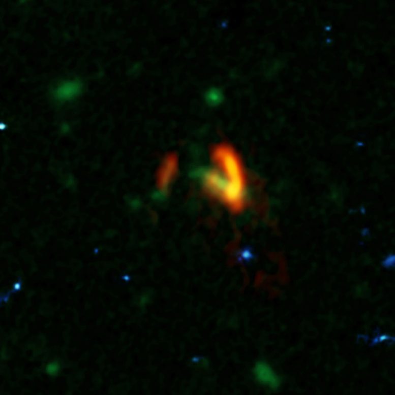 ALMA Discovers Massive Primordial Galaxies in Dark Matter