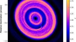 ALMA Discovers Rings and Gaps in a Developing Planetary System