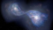 ALMA Finds Earliest Example of Merging Galaxies