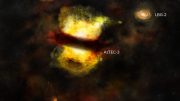 ALMA Finds Evidence Galactic Merger in Distant Protocluster