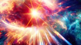 Abstract Astrophysics Supernova Explosion Concept Art
