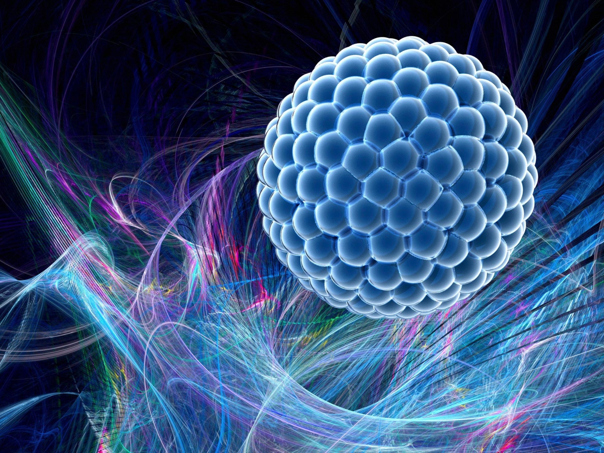 Abstract Nanoparticle Illustration