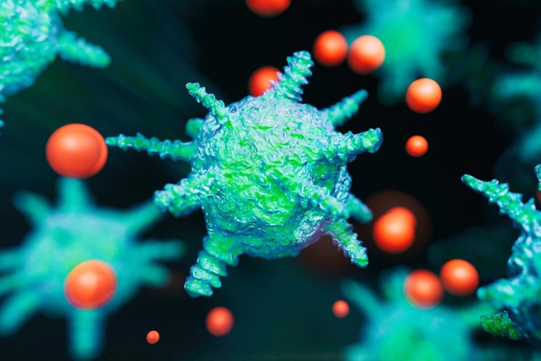 Abstract Pathogen Virus Microbe