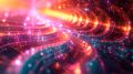 Abstract Superconducting Material Physics Concept