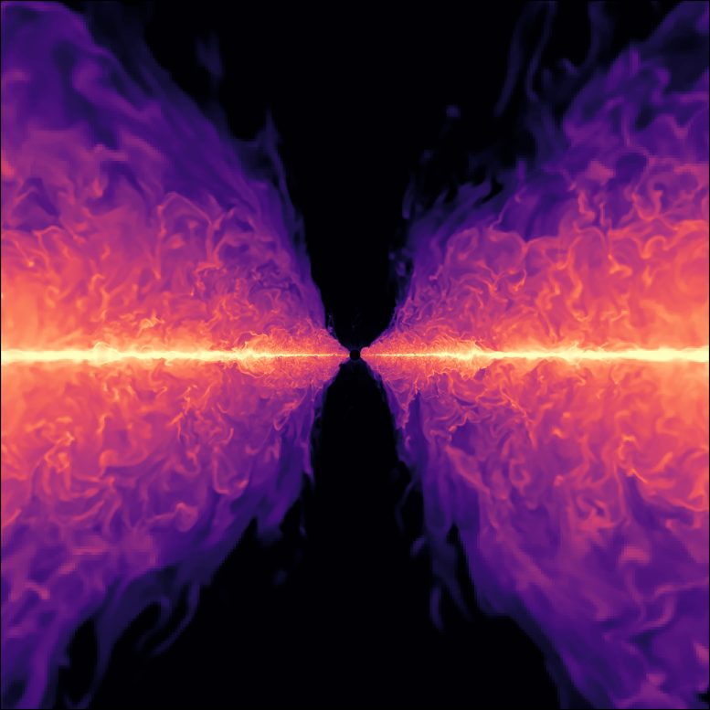 Accreting Black Hole Cross Section