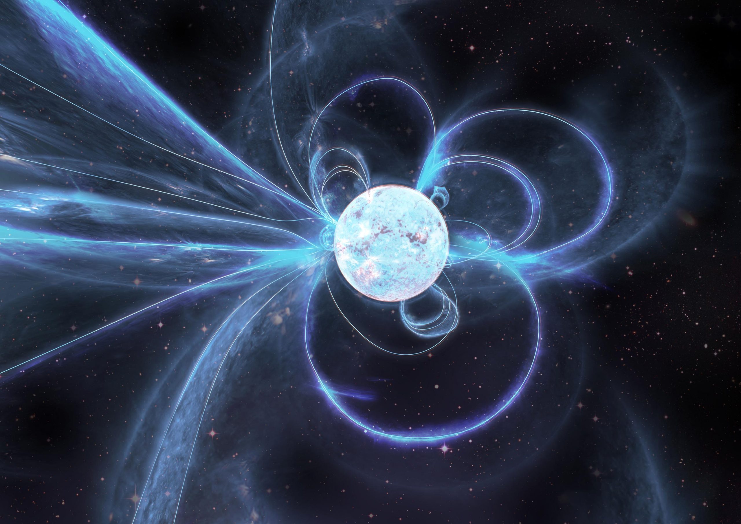 Bizarre activity never seen before, seen from one of the strongest magnets in the universe