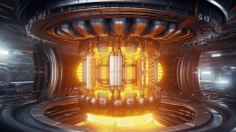 Advanced Fusion Reactor Concept Illustration
