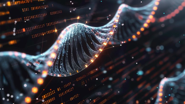 Advanced Genomics DNA Analysis Concept Art