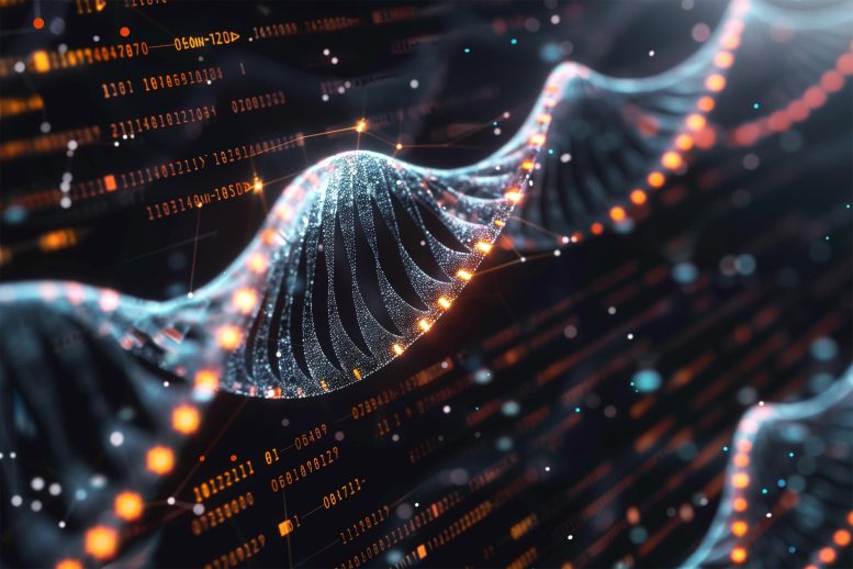 Advanced Genomics DNA Analysis Concept Art
