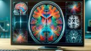 Advanced fMRI Brain Imaging Art Concept