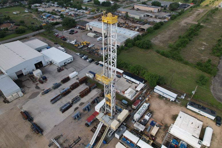 Aerial View of Quaise Energy’s First Full Scale Drilling