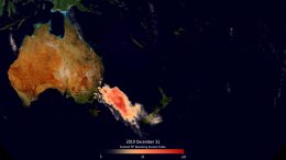 Aerosol Spread From Australian Fires