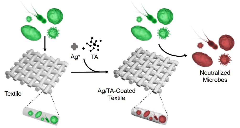 New Antimicrobial, Anti-Odor Coating for Clothing and Textiles thumbnail