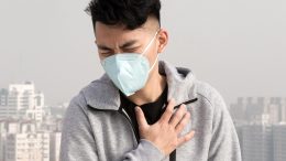 Air Pollution COVID Mask Trouble Breathing