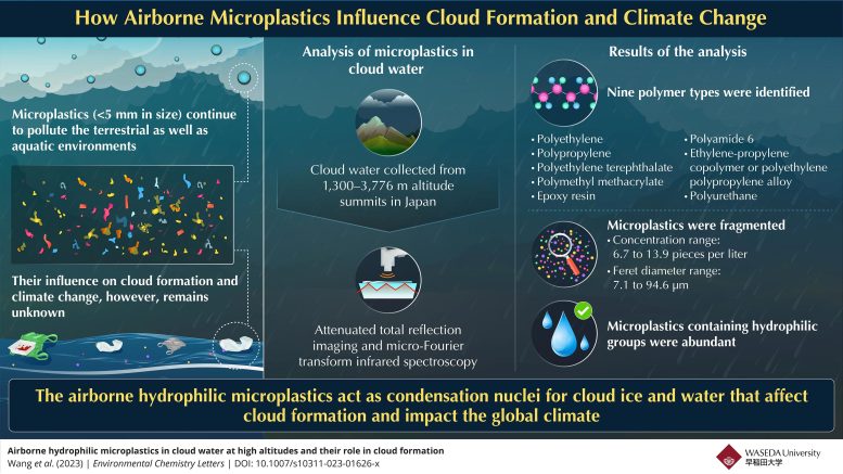 Airborne Microplastics (AMPs) Influence Cloud Formation