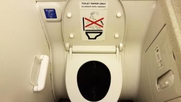 Airplane Lavatory Toilet