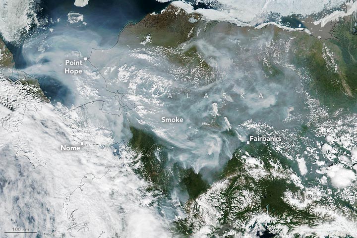 Alaska Smoke July 2022 Annotated