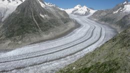 Aletsch Glacier in 2009