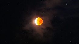 Almost Total Lunar Eclipse Crop