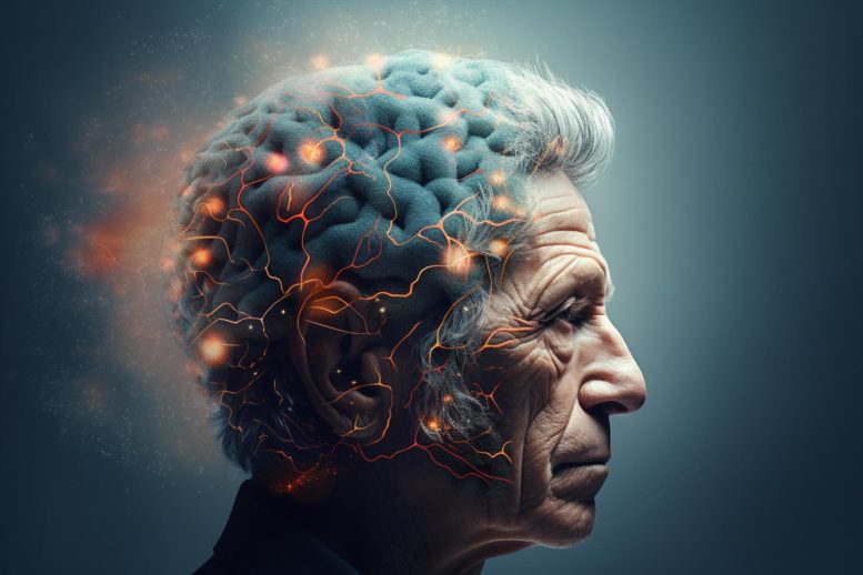 Alzheimer's Disease Acceleration Concept Art Illustration