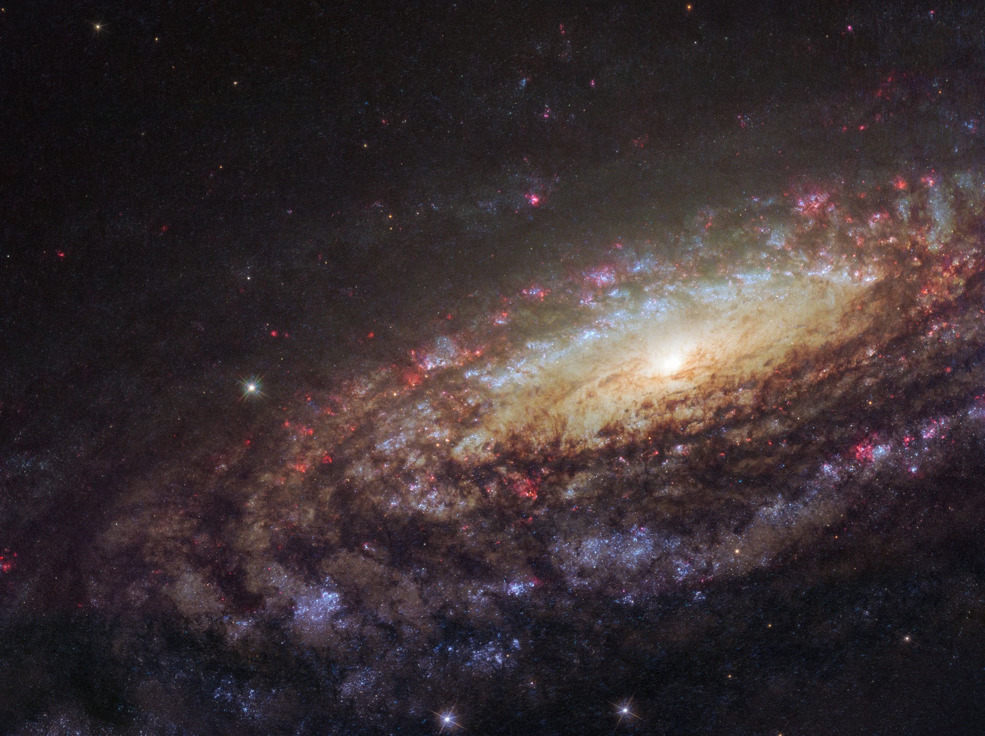 Breathtaking Hubble Image of Spiral Galaxy NGC 7331
