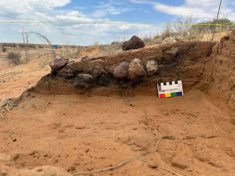 An Aboriginal Hearth From Mithaka Country