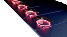 An Array of On Demand Single Photon Sources