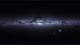 An Outline of the Milky Way and of Its Neighboring Magellanic Clouds