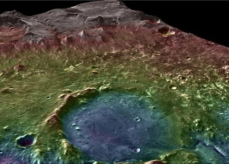 Ancient Martian Lake System in Jezero Crater