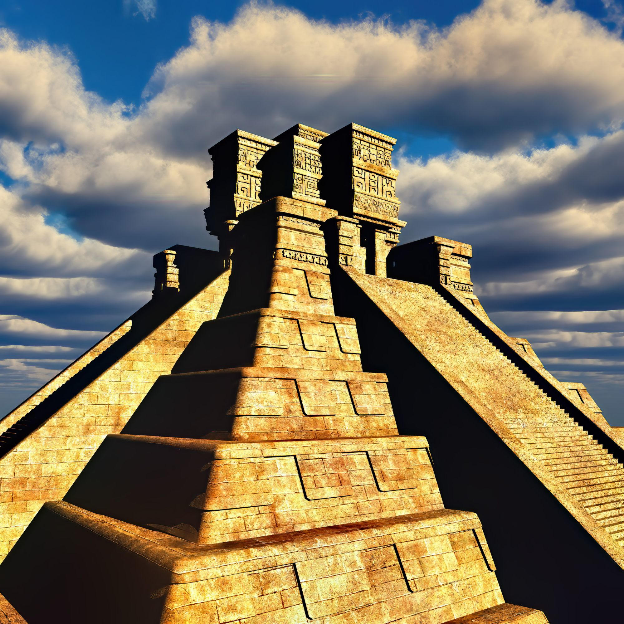 Ancient Mayan Temple