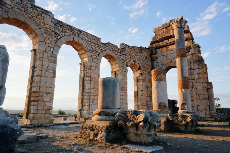 Ancient Roman City Volubilis in Morocco