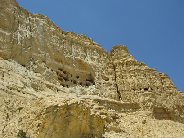 Ancient Tombs in the Upper Mustang Region of Nepal