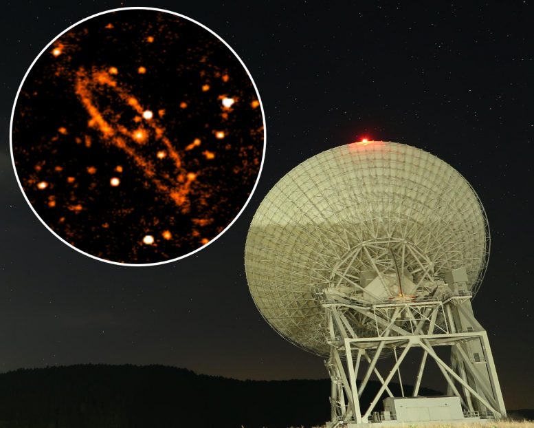 Andromeda Galaxy Captured at 6.6 GHz